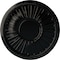 Ekena Millwork Leandros Ceiling Medallion (Fits Canopies up to 6 3/8"), 19 7/8"OD x 1 1/4"P, Black Pearl CM22LNBPS - alternate 1